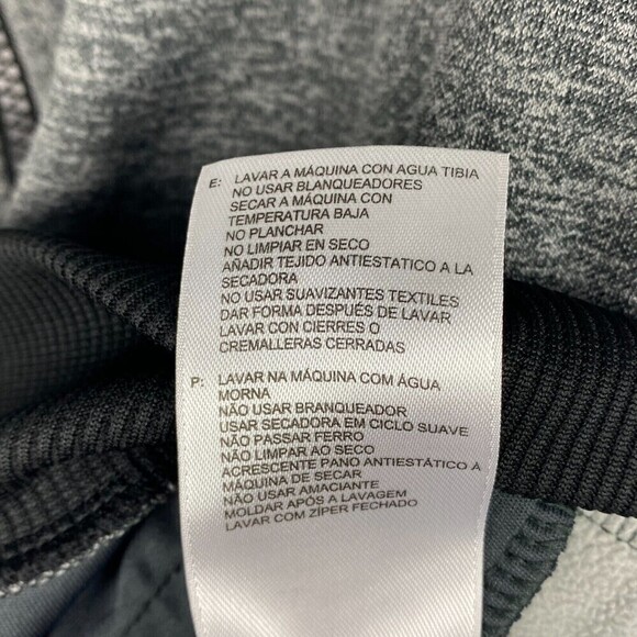 Adidas Climawarm Jacket Womens Small Full Zip Gray Black Sport Pockets Casual - Picture 12 of 13